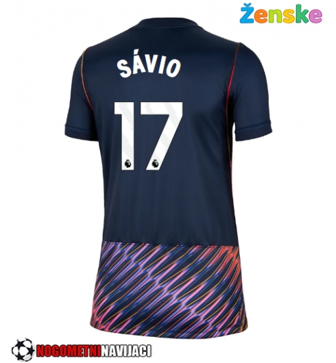Ženske Nogometnih dresov Tottenham Hotspur Savio #17 Gostujoči 2026-27 Kratki rokavi Ženske Nogometnih dresov Tottenham Hotspur Savio #17 Gostujoči 2026-27 Kratki rokavi
